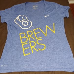 Nike Milwaukee Brewers vneck